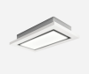 Elica LULL-AT-WW-DO 120cm Wide Ceiling Integrated - White Wood Finish - A Rated, Duct Out Version