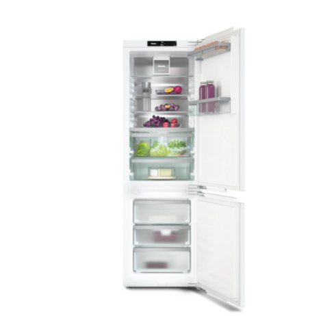Miele KFN7774B Built In, Fixed Hinge System No Frost Fridge Freezer B Rated