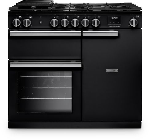 Rangemaster PR100DFPCBL/CM1 Dual Fuel Range Cooker