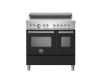 Bertazzoni MAS95I2ENEC Master 90cm Range Cooker Twin Oven Induction Matt Black
