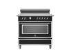 Bertazzoni HER95I1ENET2 Heritage 90cm Range Cooker Single Oven Induction Matt Black