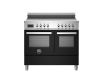 Bertazzoni PRO105I2ENET Professional 100cm Range Cooker Twin Oven Induction Gloss Black