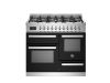 Bertazzoni MAS106L3ENEC Master 100cm Range Cooker XG Oven Dual Fuel Matt Black