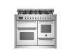 Bertazzoni PRO116L3EXT2 Professional 110cm Range Cooker XG Oven Dual Fuel Stainless Steel