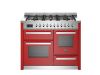 Bertazzoni PRO116L3EROT Professional 110cm Range Cooker XG Oven Dual Fuel Gloss Red