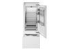 Bertazzoni REF755BBRPTT Professional Series Fully Integrated Plumbed-In 70/30 Fridge Freezer Frost Free - F Rated