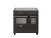 Bertazzoni PRO95I2ECAT Professional 90cm Range Cooker Twin Oven Induction Carbonio