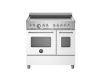 Bertazzoni MAS95I2EBIC2 Master 90cm Range Cooker Twin Oven Induction Matt White