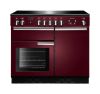 Rangemaster PROP100ECCY/C 100cm Induction Range Cooker Professional Plus Cranberry - Chrome, A Rated