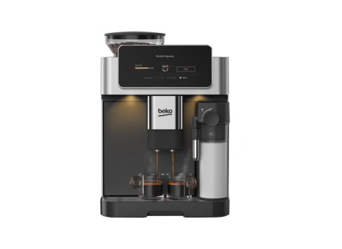 Beko CEG8564X CaffeExperto Series Espresso Machine with Integrated Grinder and Milk Cup - Silver