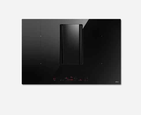Elica NT-ALPHA-B-80 78cm Wide Venting 4 Zone Hob - Black - A Rated