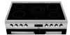 Beko KDVC90X 90cm Double Oven Range Cooker with 5 Zone Ceramic Hob