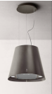 Elica JUNO-URB-IRON 50cm Wide Suspended Island Hood, Cast Iron Effect A Rated