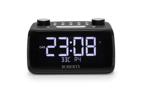 Roberts-Radio ORTUS4BK FM / DAB / DAB+ Digital Clock Radio with Bluetooth - Black