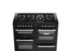 Belling BEL RCA COOKCENTRE 110DF BLK Dual Fuel Range Cooker