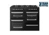 Belling BEL RCA COOKCENTRE 110DF BLK Dual Fuel Range Cooker