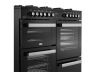 Belling BEL RCA COOKCENTRE 110DF BLK Dual Fuel Range Cooker