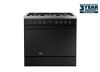 Belling PROV BEL RCA VISION TWIN 90DF 90cm Dual Fuel Range Cooker Twin Oven Black A Rated