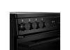 Belling BEL FSA VISION 60E BLK 60cm wide Ceramic Hob Electric Cooker with Double Oven, Black, A Rated
