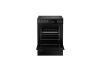 Belling PROV BEL FSA VISION SGL 60EI BLK 60cm Electric Induction Single Oven Cooker Black - Silver Steel  A Rated