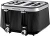 Russell Hobbs 26770 Bronte Matte Black 4 Slice Toaster