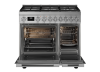 Smeg CPF92GMA 90cm Portofino Dual Fuel Range Cooker Anthracite