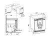 Liebherr URD365I Built-Under Larder Fridge, Fixed Hinge, White, D Rated