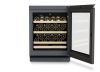 Liebherr UWGB3631 Built-In Under Wine Cooler - Black / Glass Door - F Rated