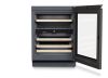 Liebherr UWGB3632 Built-In Under Wine Cooler - Black / Glass Door - F Rated
