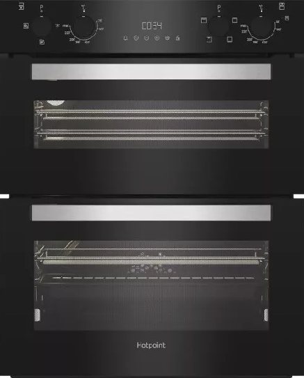Hotpoint DUH12G1B Built Under Double Oven