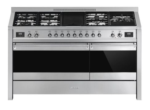 Smeg A5-81 150cm Opera Dual Fuel Range Cooker Stainless Steel