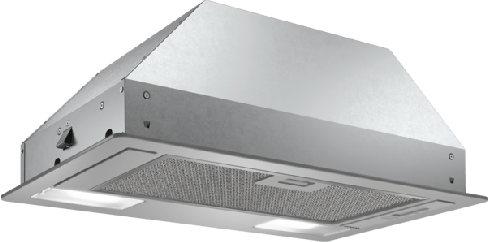 Siemens LB53NAA30B iQ100, 53cm Canopy cooker hood, Grey