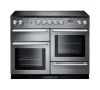 Rangemaster NEX110EISS/C 110cm Wide Stainless Steel Induction Range Cooker – Chrome Trim