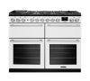 Rangemaster NEXB110DFPWHT/CM1 NEXUS BC  110cm  Range Cooker Dual Fuel in  White A Rated