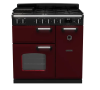 Rangemaster CL90DFPBOR/CM1 Classic 90 DF Dual Fuel Range Cooker Bordeaux Chrome
