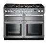 Rangemaster NEXSE110DFFSS/C 110cm Wide Dual Fuel Range Cooker - Stainless Steel / Chrome - A Rated