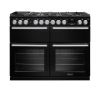 Rangemaster NEXB110DFPGBL/CM1 NEXUS BC 110cm Range Cooker Dual Fuel in Gloss Black A Rated