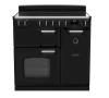 Rangemaster CL90EIPGBL/CM1 Classic 90cm Induction Range Cooker Black/Chrome