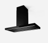 Elica ELEM-IS-BL-120 120cm Wide Island Hood - Black - A+ Rated