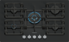 Siemens EP7A6QI40 75cm Wide 5 Burner Gas on Glass Hob - Black