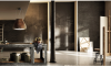Elica SHINING-RUST 50cm Wide Suspended Island Hood, Rust Effect A Rated