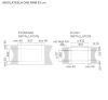 Elica NT-HP-EVO-RAW 83cm Wide Venting 4 Zone Hob - White - A ++ Rated with 2 Bridge Zones