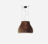 Elica SHINING-RUST 50cm Wide Suspended Island Hood, Rust Effect A Rated