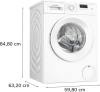 Bosch WGE03408GB Freestanding Washing Machine