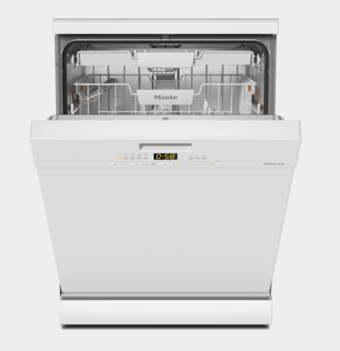 Miele G5611 SC Active Freestanding Full Size Dishwasher In White A Rated