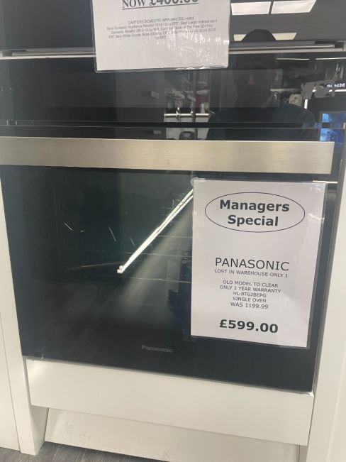 Panasonic HL-BT62BEPG Oven/Cooker