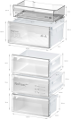 Bosch KGN392LAGG 60cm 60/40 Total No Frost Fridge Freezer - Stainless Steel Look