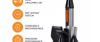 Carmen C81086ORG Titan 4-in-1 Cordless Nose, Ear and Hair Trimmer