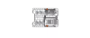 Hotpoint HP2FD10CS90WUK Freestanding Slimline Dishwasher - 10 Place Settings - D Energy In White