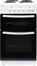 Haden HEST50W 50cm Twin Cavity Sealed Plate Hob Cooker in White